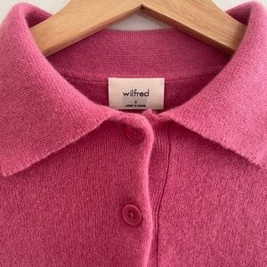 Wilfred by Aritzia Florence Liteluxe Cashmere Polo Sweater